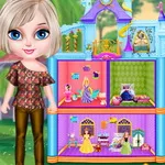 صورة ترتيب بيت الدمية الكبير