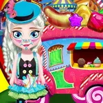 صورة بيع الحلويات للاطفال
