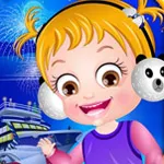صورة بيبي هازل في محل الفساتين