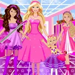 صورة العاب تلبيس بنات باربى واصحابها واخواتها