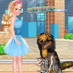 صورة لعبه باربي والكلب