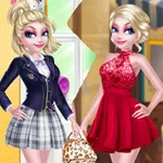 صورة العاب اميره الثلج تلبيس و مكياج