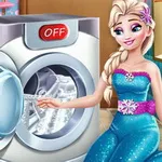 صورة غسيل الملابس ونشرها وكويها وتطبيقها وترتيبها