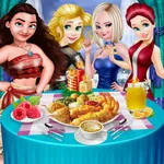 صورة العاب طبخ وتلبيس الاميرات