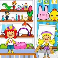 صورة العاب بيت الدمية ديكور المنزل