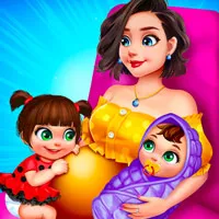 صورة العاب مربية الاطفال وتنظيف المنزل