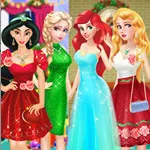 صورة تلبيس فساتين اميرات ديزني