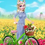 صورة العاب بنات تلبيس ومكياج السا ملكة الثلج