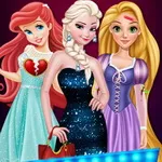 صورة العاب تلبيس الاميرات الثلاثة الجميلات