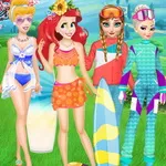 صورة تلبيس ملابس البحر للكبار